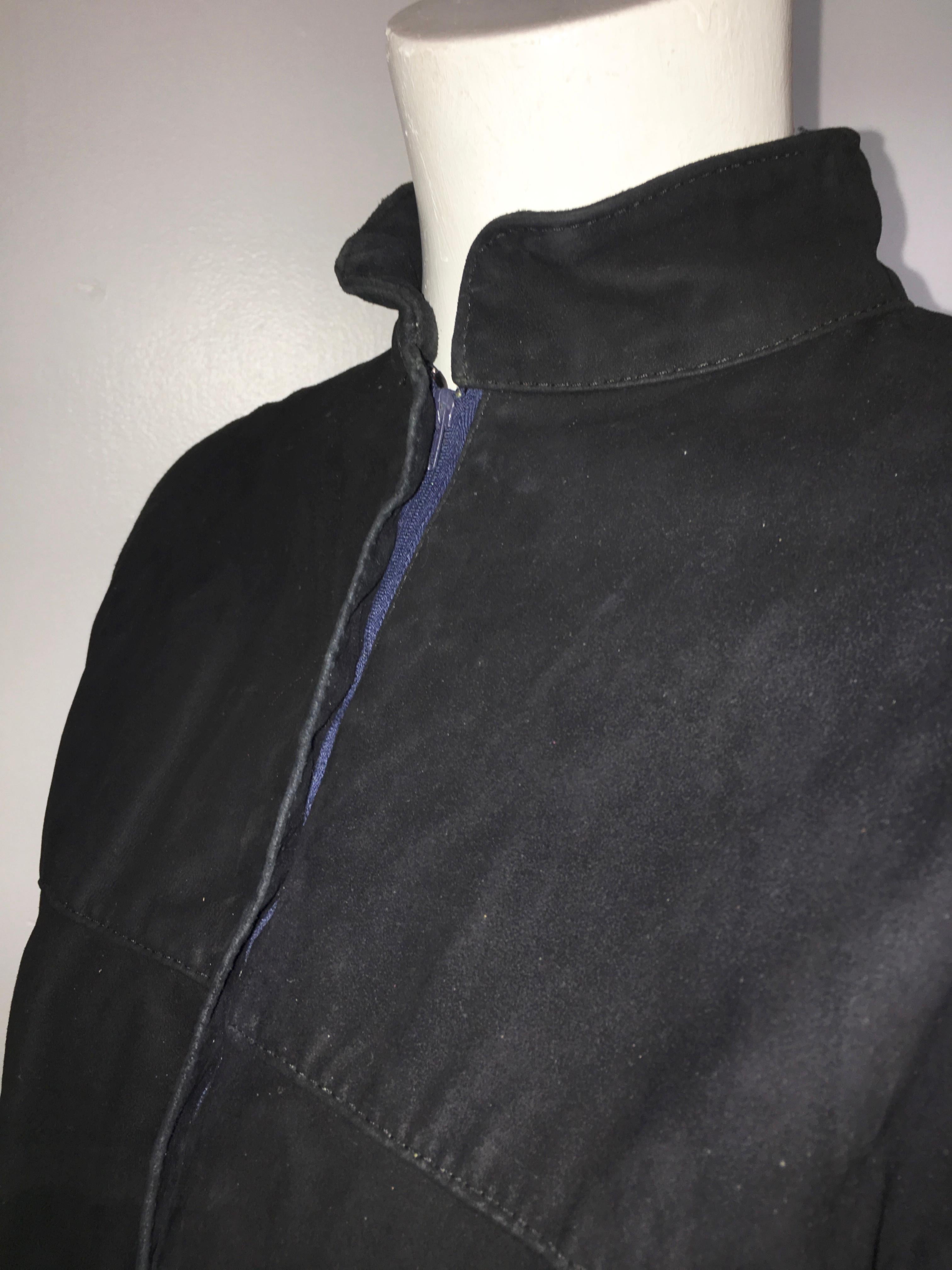 Valentino 1980s Black Pullover Jacket Size 8. For Sale 10