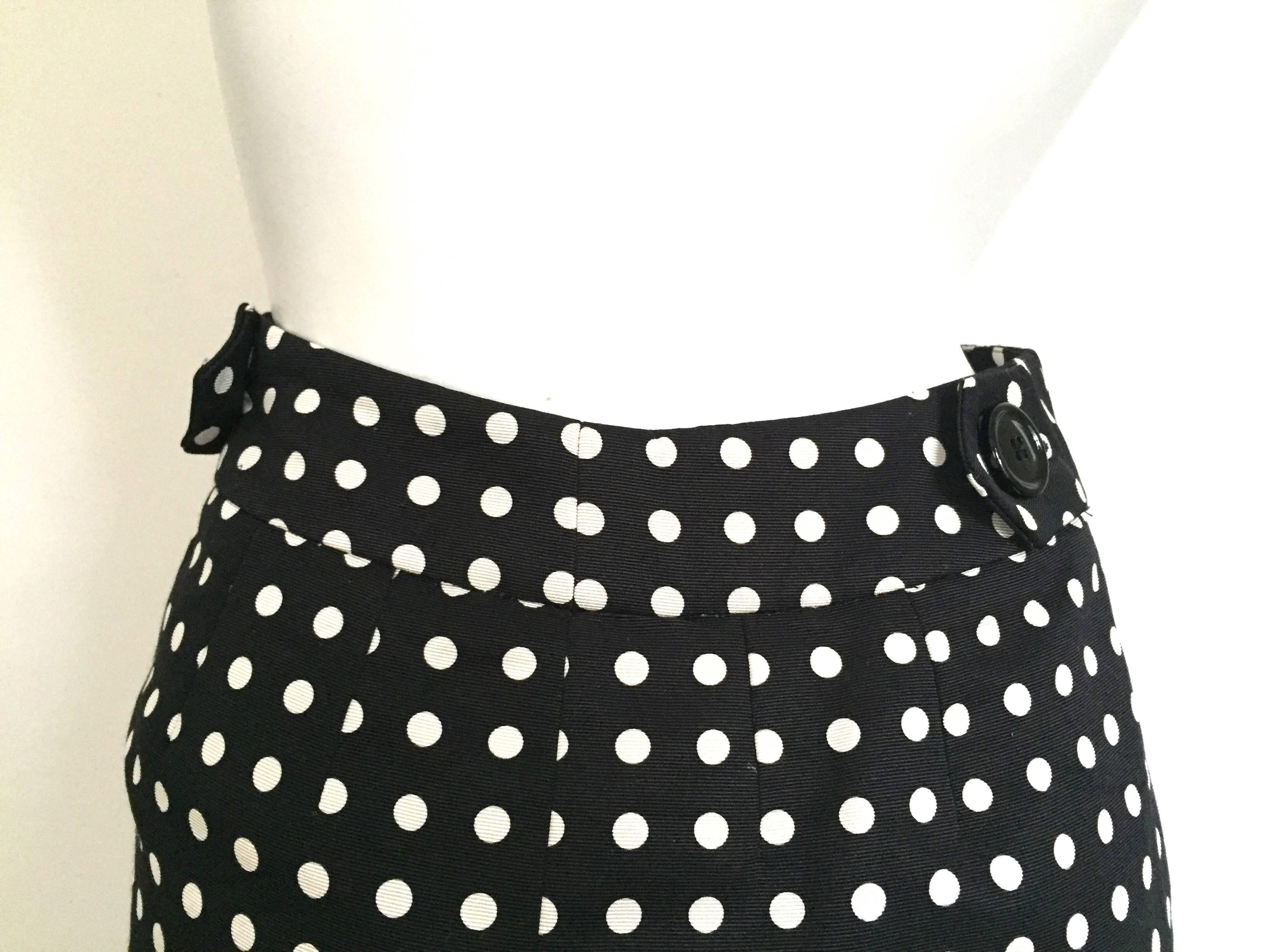 Yves Saint Laurent Polka Dot Skirt Size 4. 1