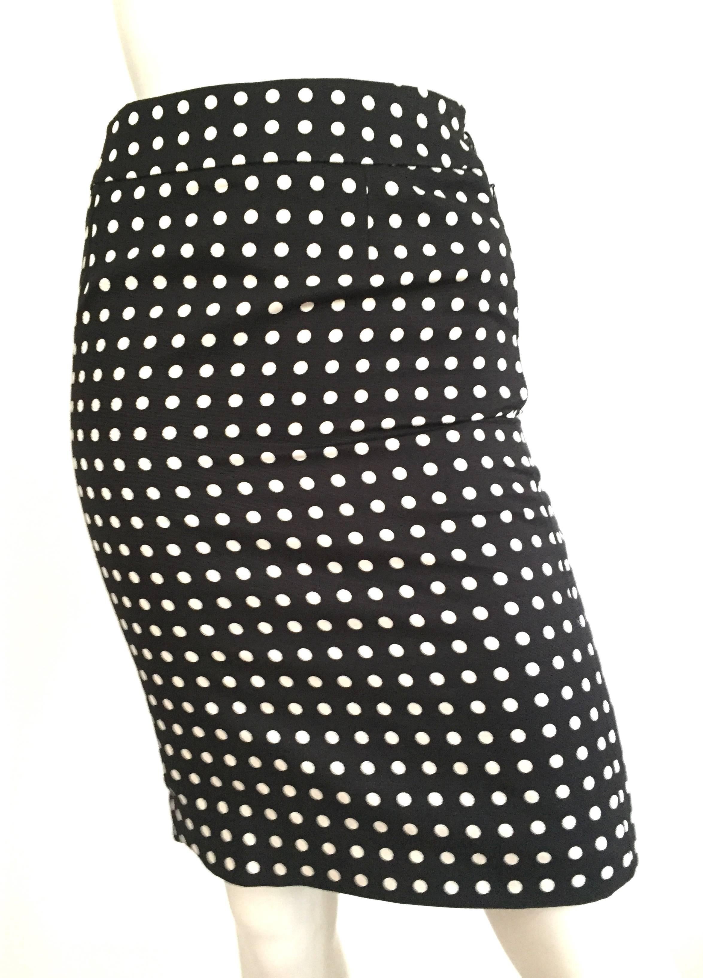 Yves Saint Laurent Polka Dot Skirt Size 4. 3