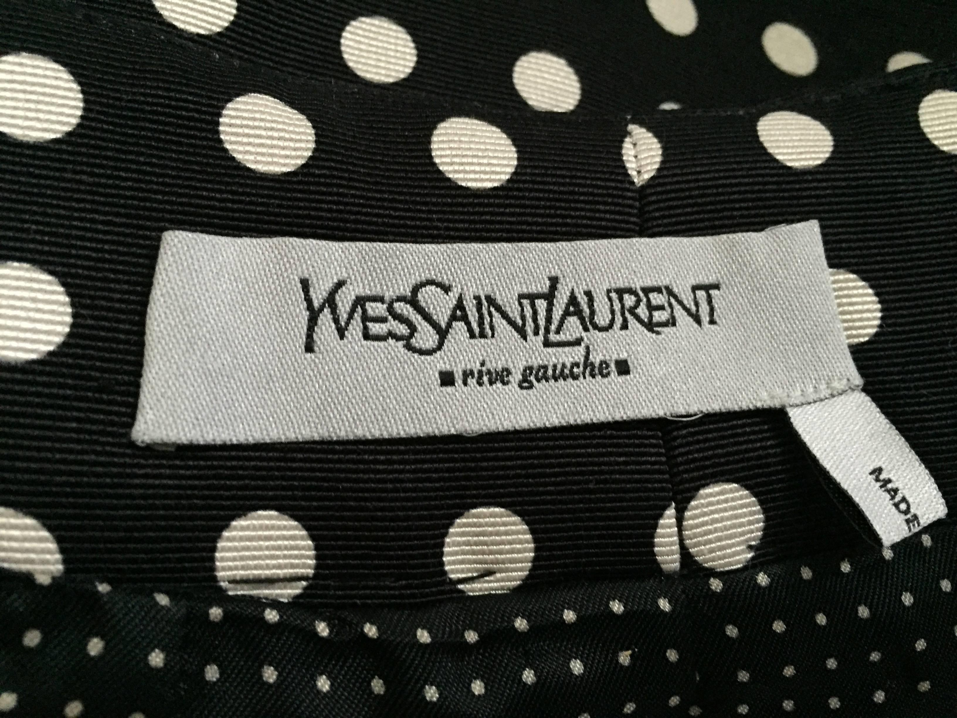 Yves Saint Laurent Polka Dot Skirt Size 4. 4