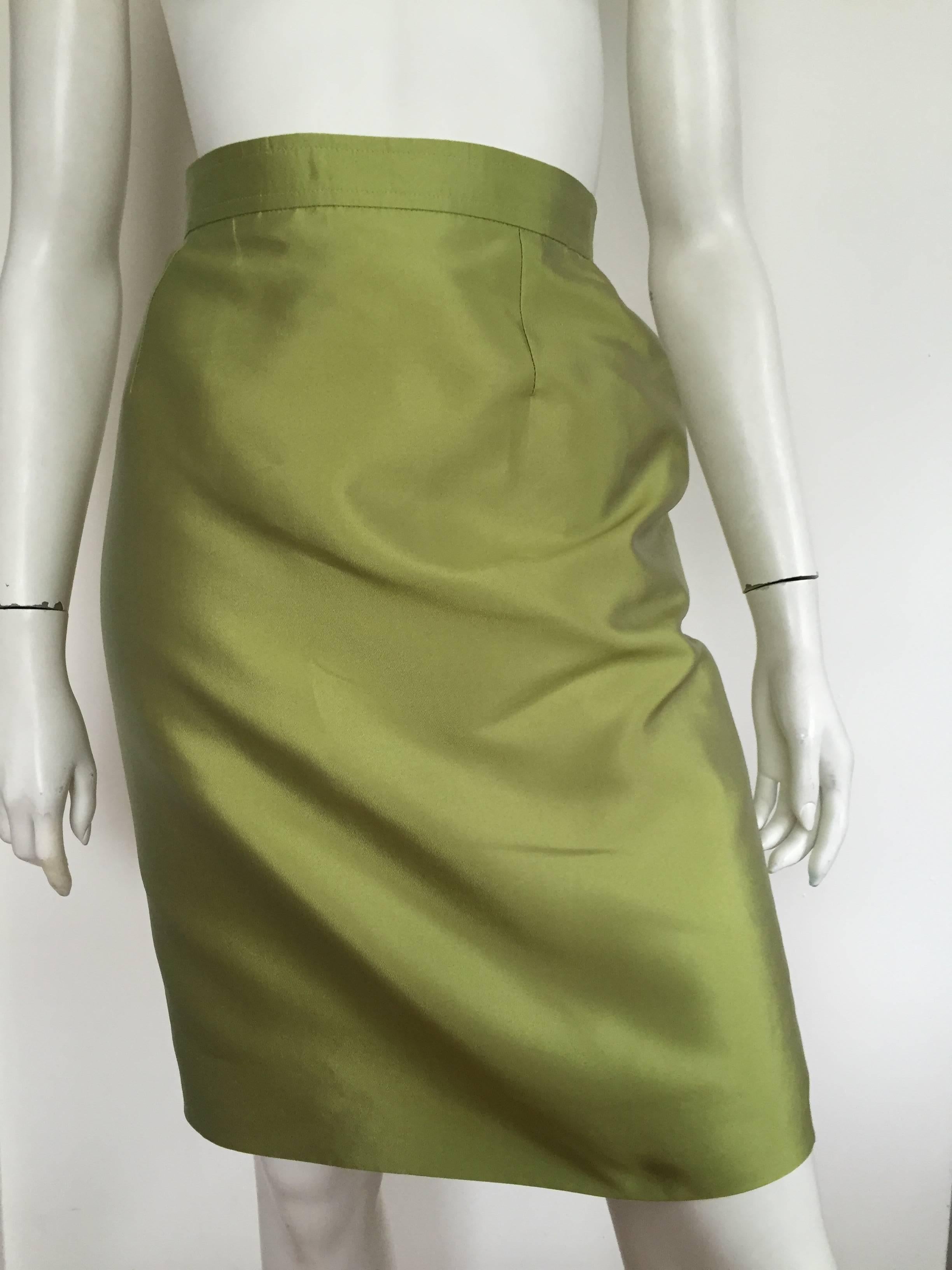 Christian Lacroix 80s silk skirt suit size 4. 3