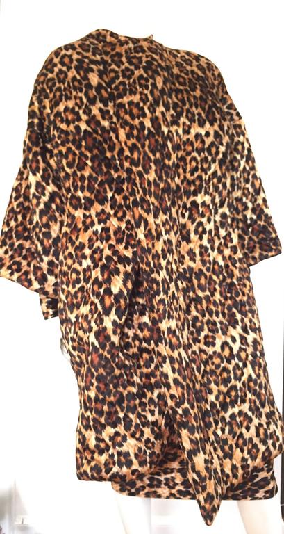 Patrick Kelly 80s leopard dress and coat size 6. For Sale at 1stDibs