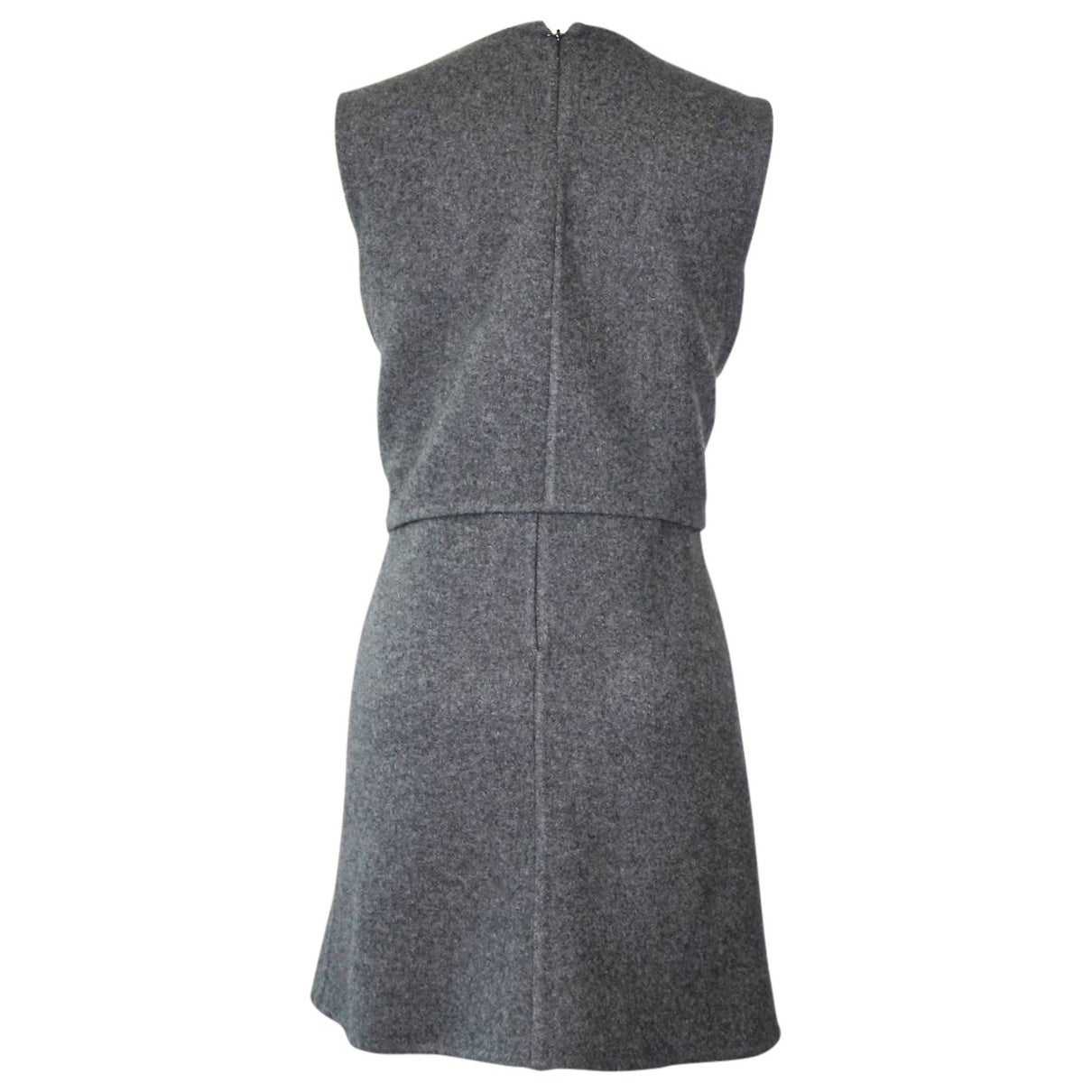 Women's CELINE grey cashmere runway dress with knotted 'sleeves' - fall 2013