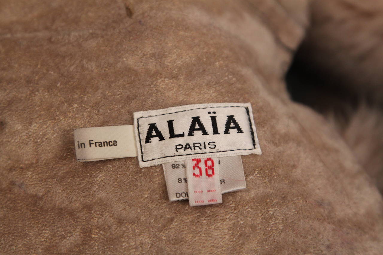alaia 1987 coat