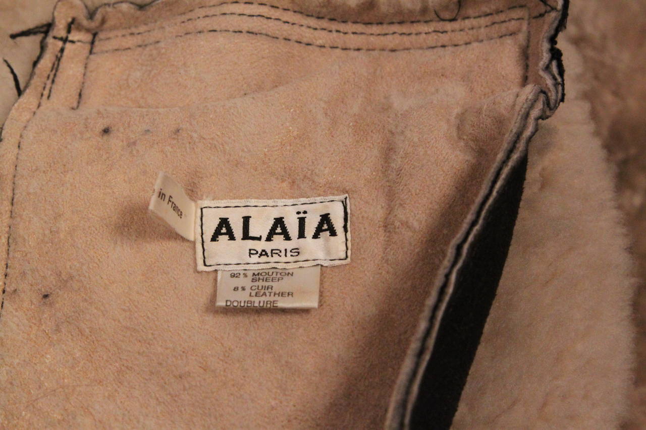 alaia 1987 coat