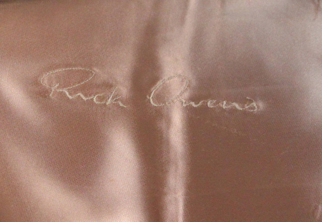 rick owens fur coat