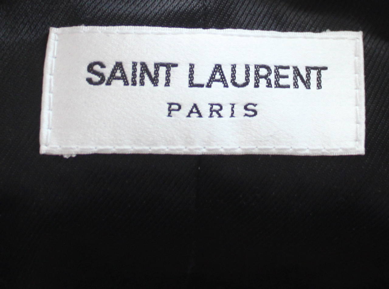 saint laurent hedi slimane leather jacket