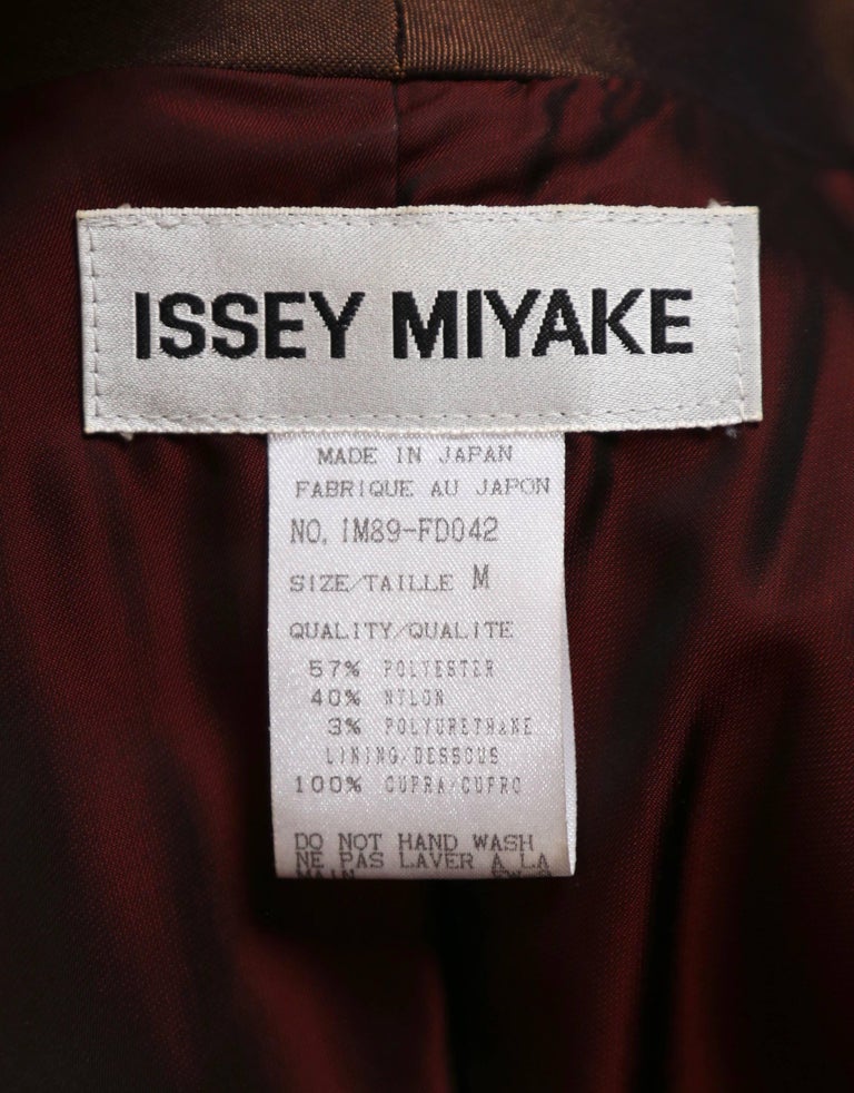 1990's ISSEY MIYAKE draped suit For Sale at 1stDibs