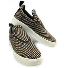 CELINE by  PHOEBE PHILO tweed skater shoes - 40 - new