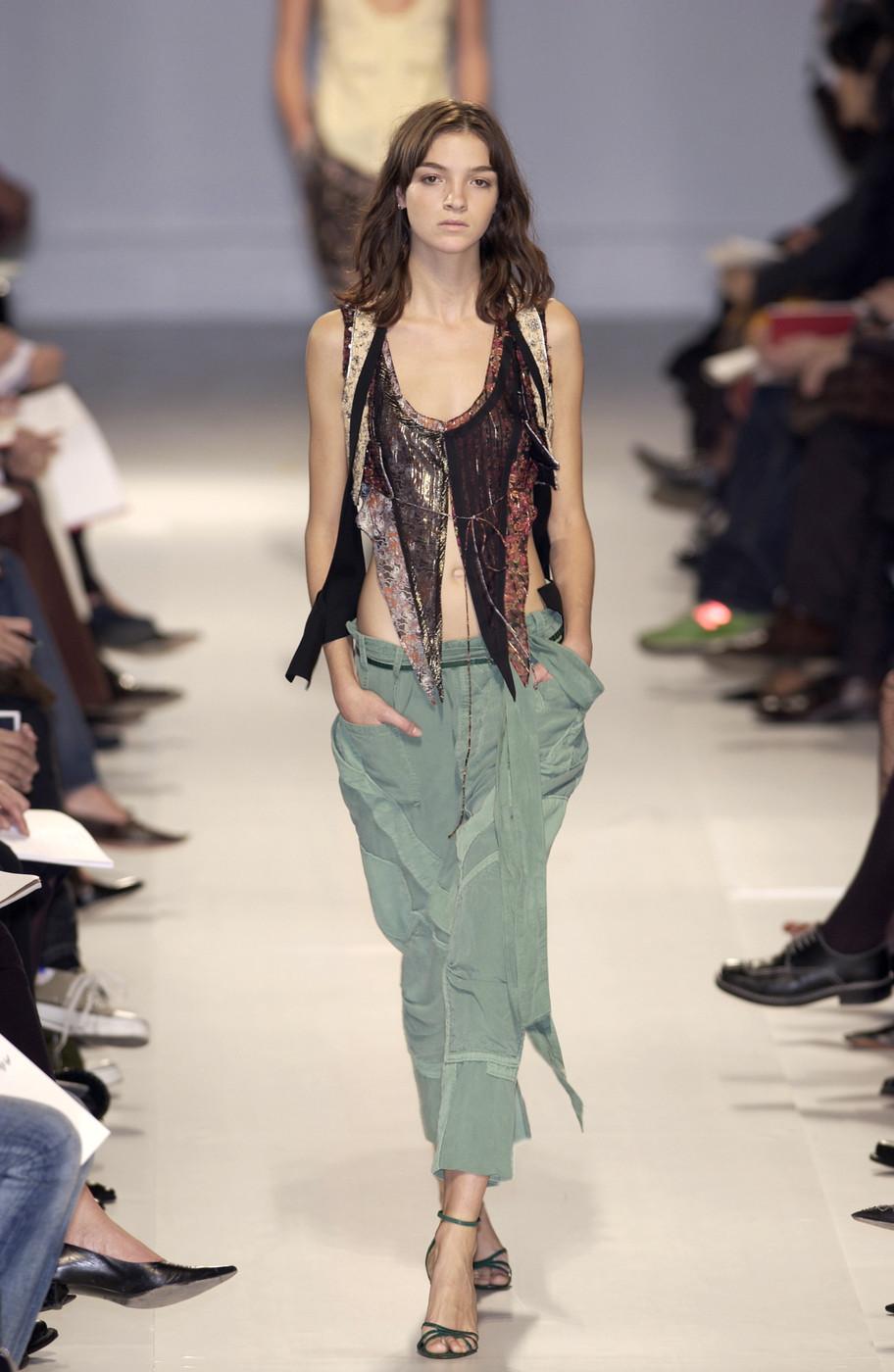 Women's or Men's Balenciaga By Nicolas Ghesquiere tan cargo runway pants, 2002