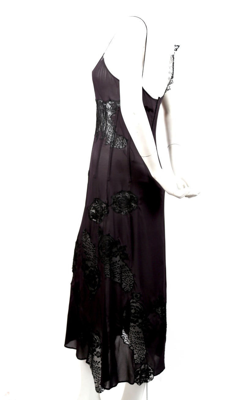 Dolce and Gabbana black lace runway dress, 2002 For Sale at 1stDibs ...