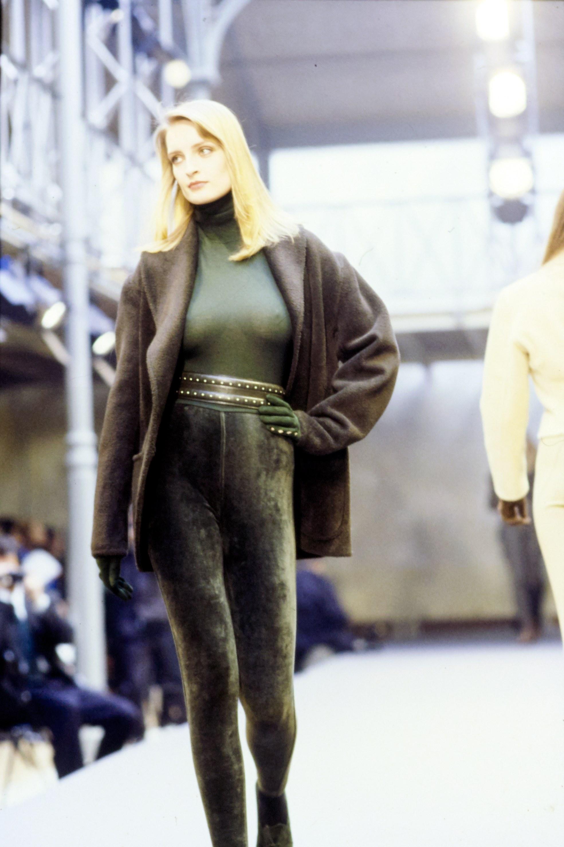 Black Azzedine Alaia black chenille runway sweater jacket, 1989  For Sale