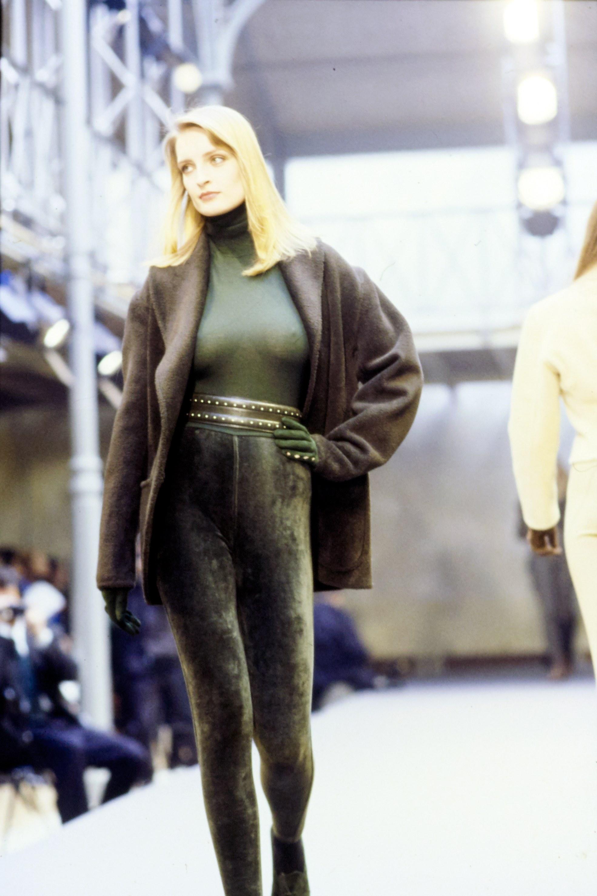 Black Azzedine Alaia black chenille runway sweater jacket, 1989 For Sale