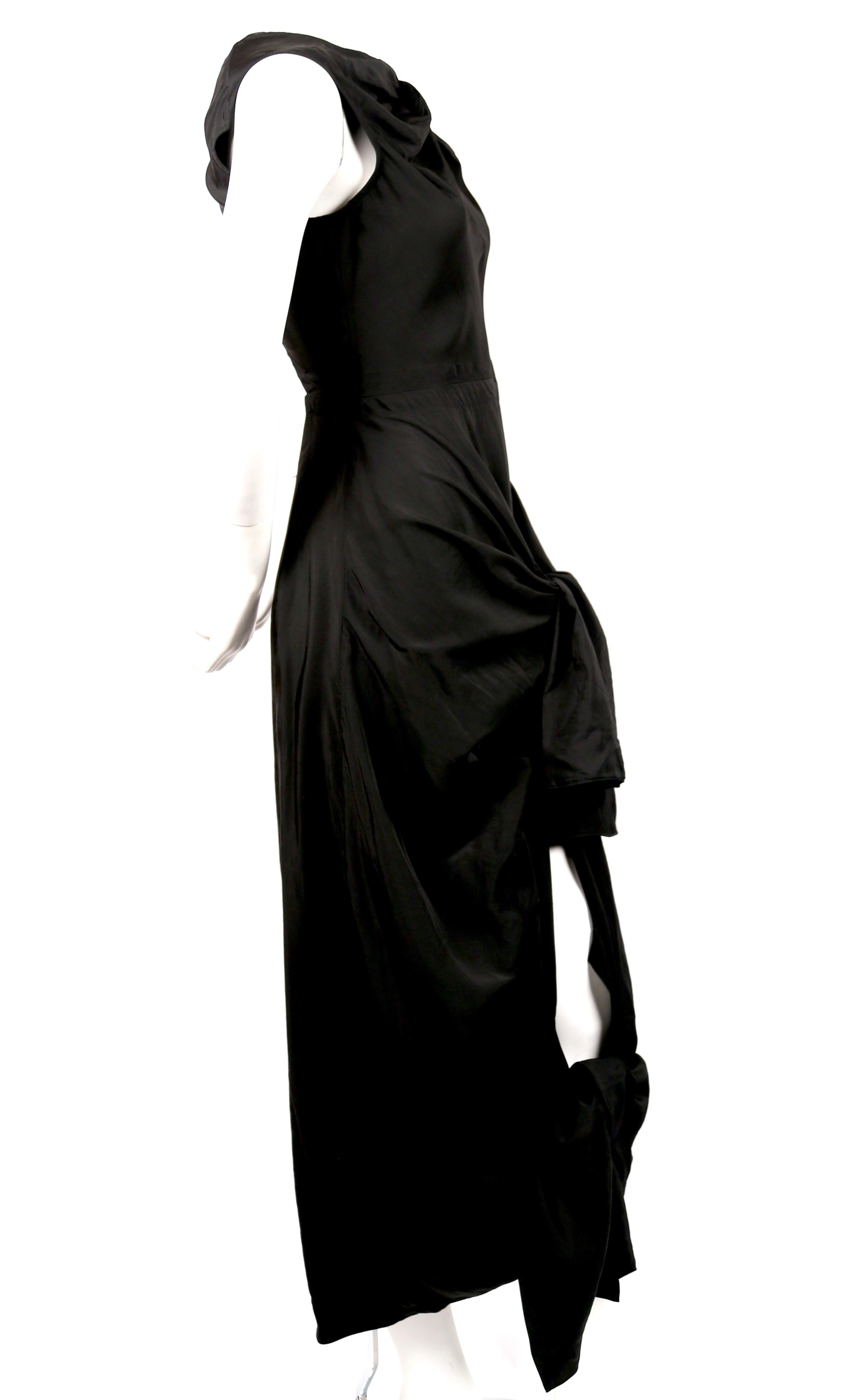 celine black dress