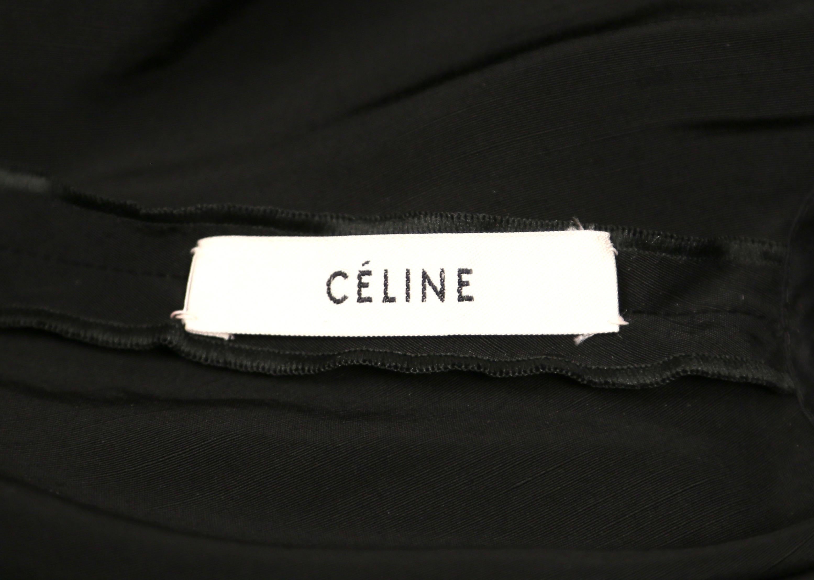 Women's or Men's Celine By Phoebe Philo black dress with ties and cut out back