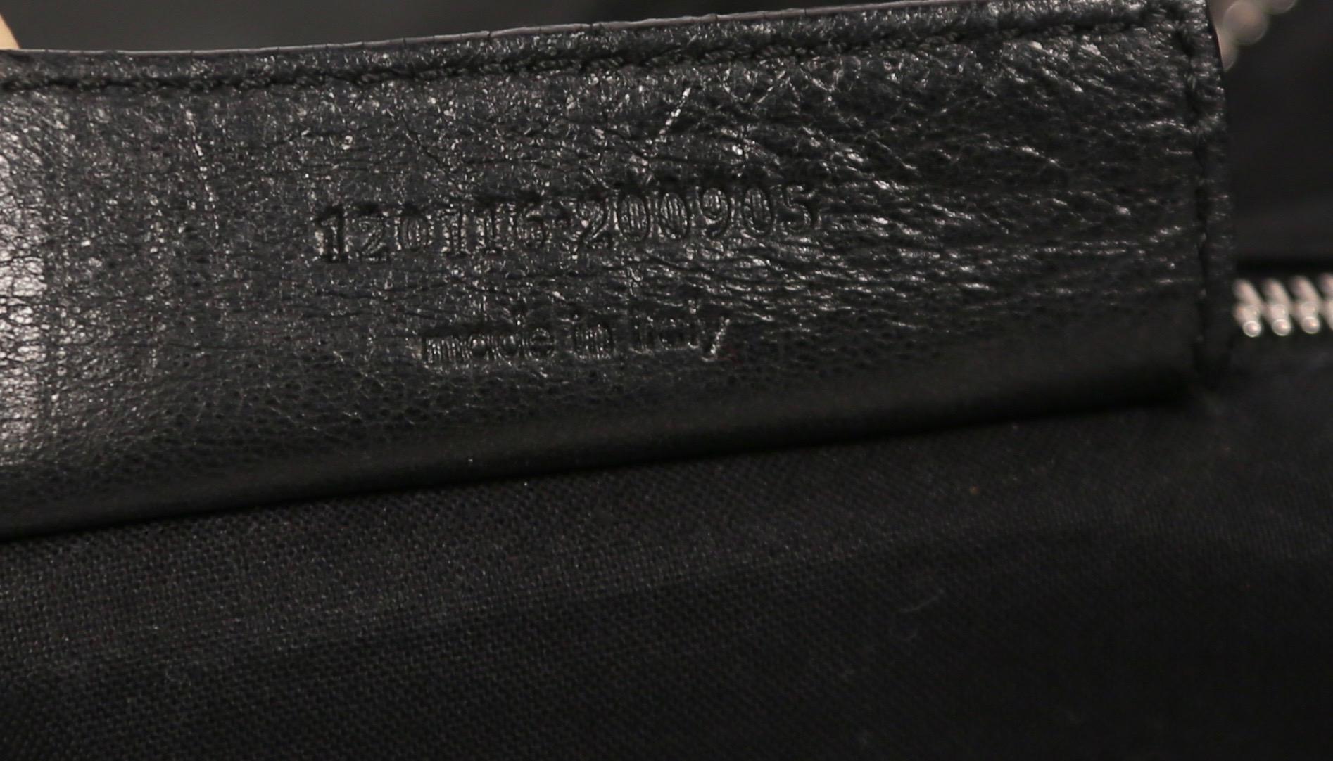 Nicolas Ghesquiere für Balenciaga Schwarze Fallschirmtasche aus Leder und Nylon:: 2003 5