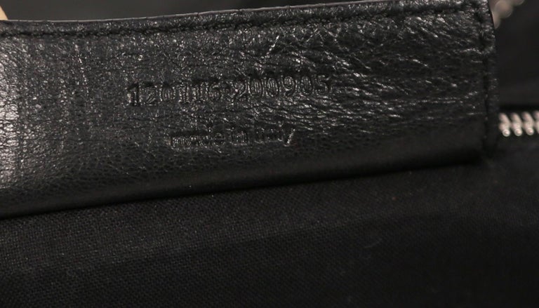 Nicolas Ghesquiere For Balenciaga Black Leather And Nylon Parachute Bag ...
