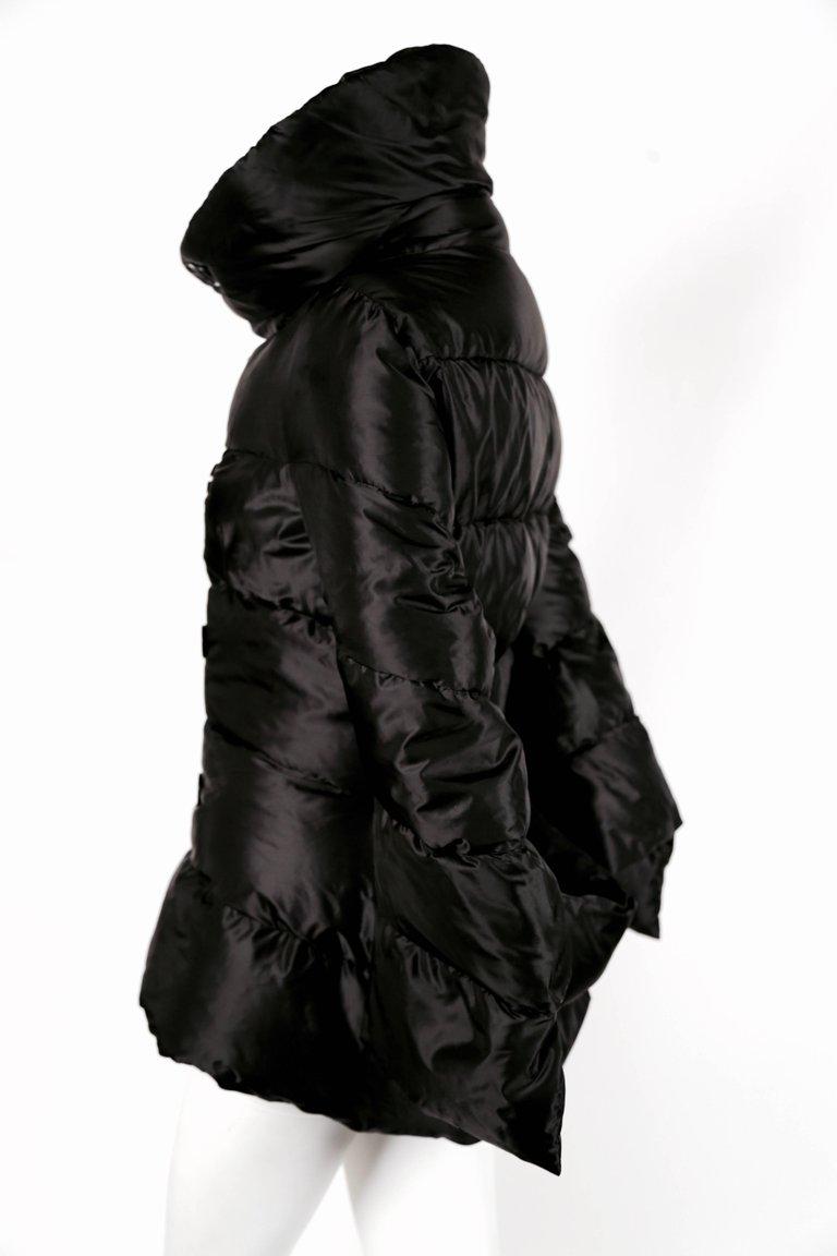 JUNYA WATANABE for COMME DES GARCONS padded runway coat with bustle ...