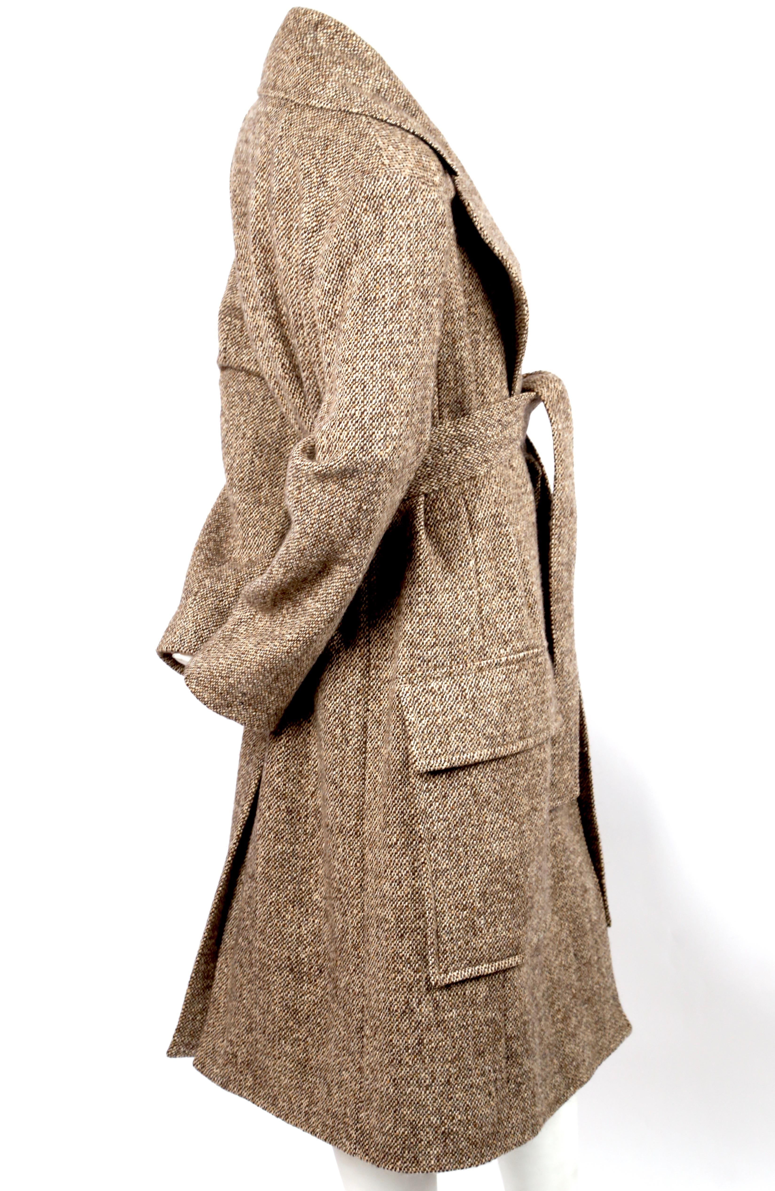celine tweed coat