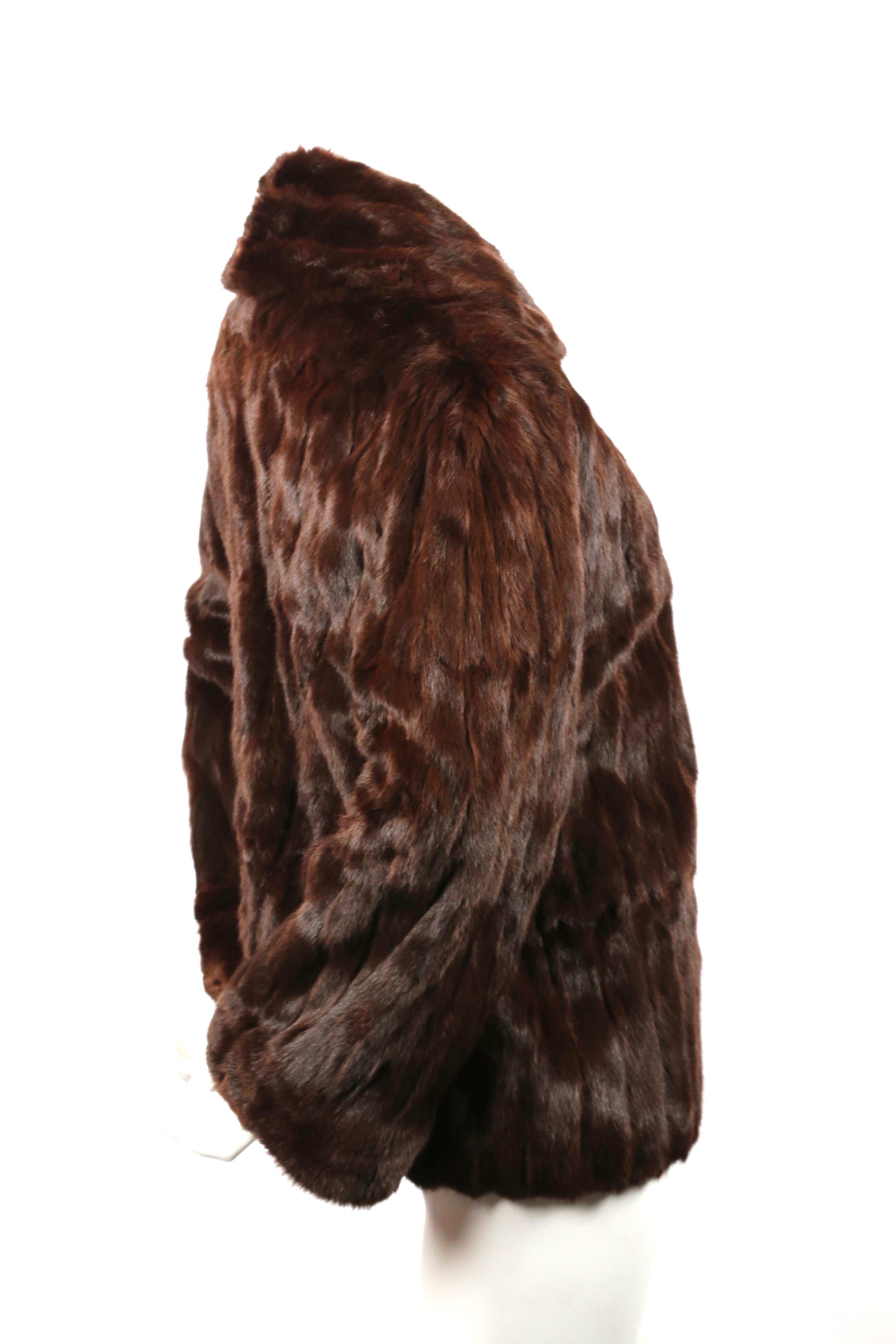 mugler fur coat