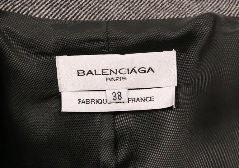 new 2002 Nicolas Ghesquiere for BALENCIAGA wool and leather runway ...