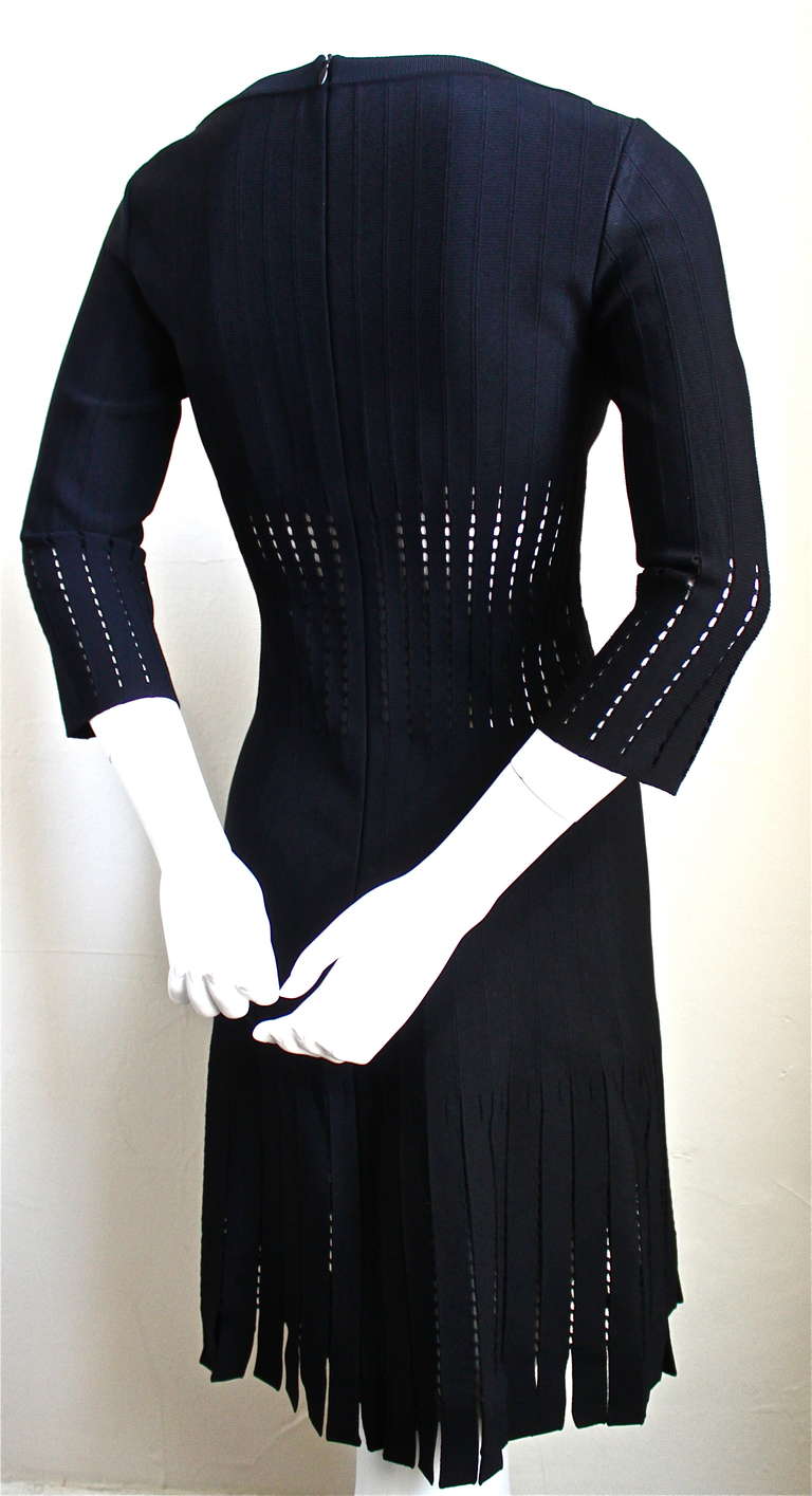 azzedine alaia knit dress