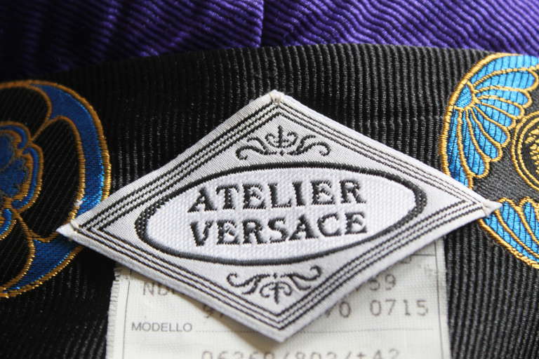 1993 ATELIER VERSACE couture silk coat 2