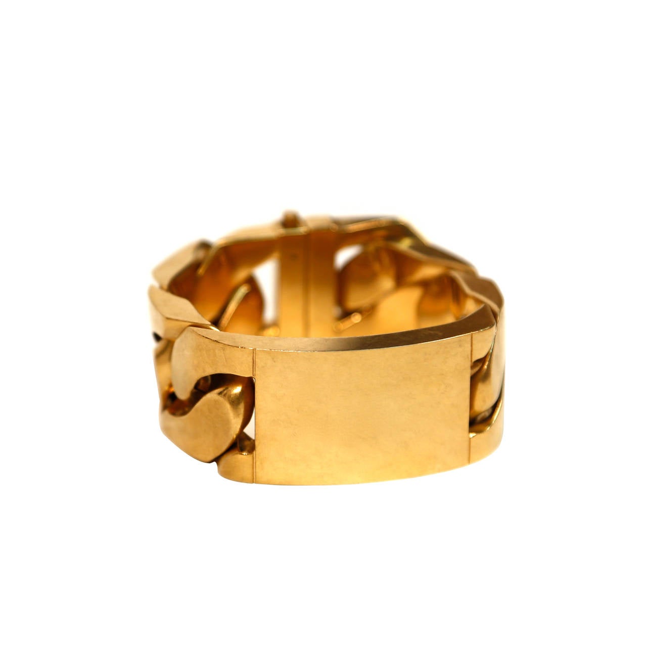 CELINE by Phoebe Philo chunky gold link ID bracelet