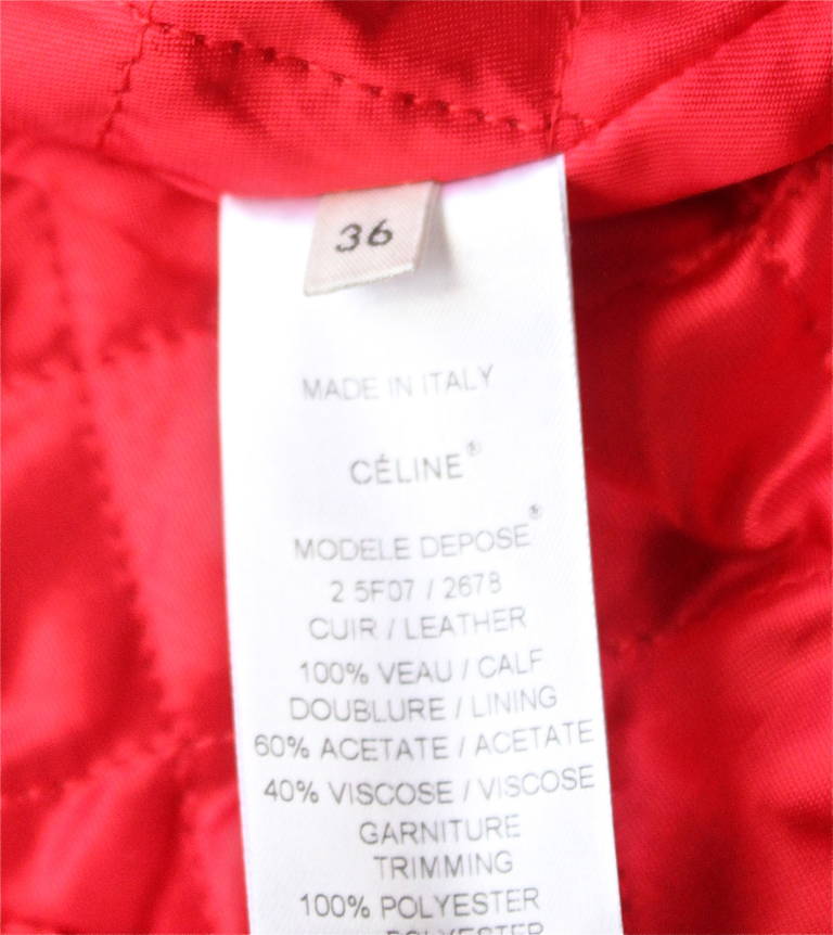 celine phoebe philo leather jacket