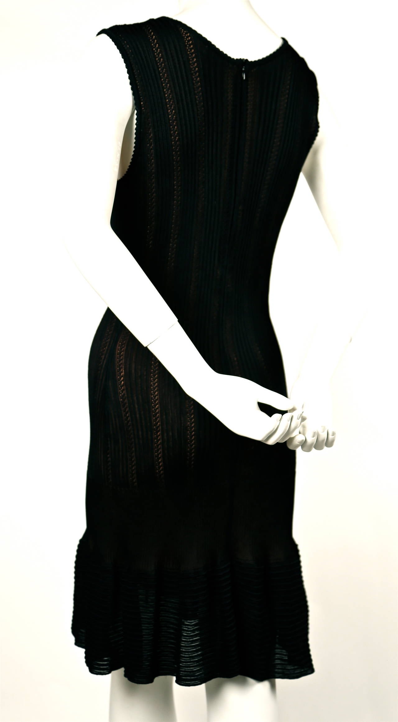 alaia black dress