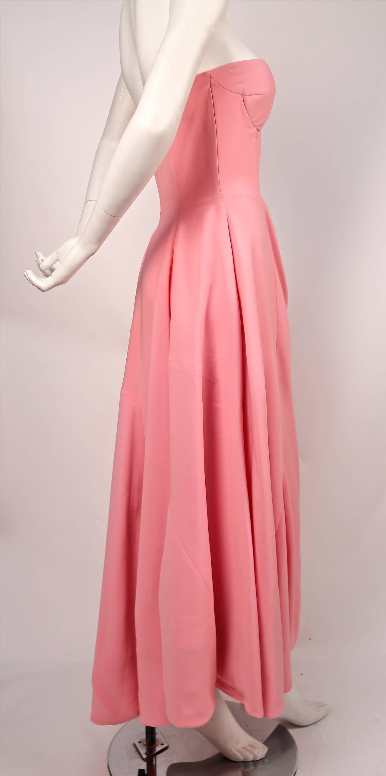 jil sander pink dress