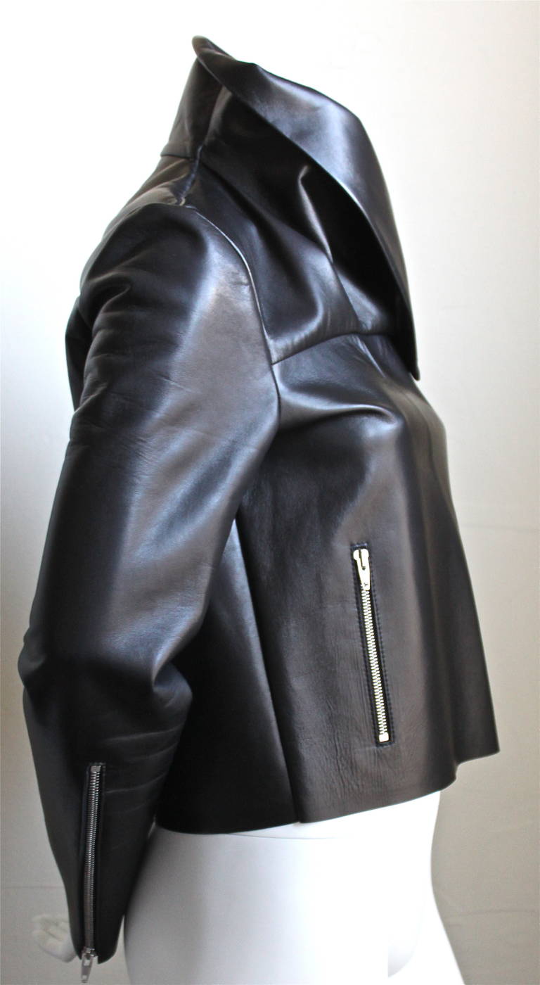 celine phoebe philo leather jacket