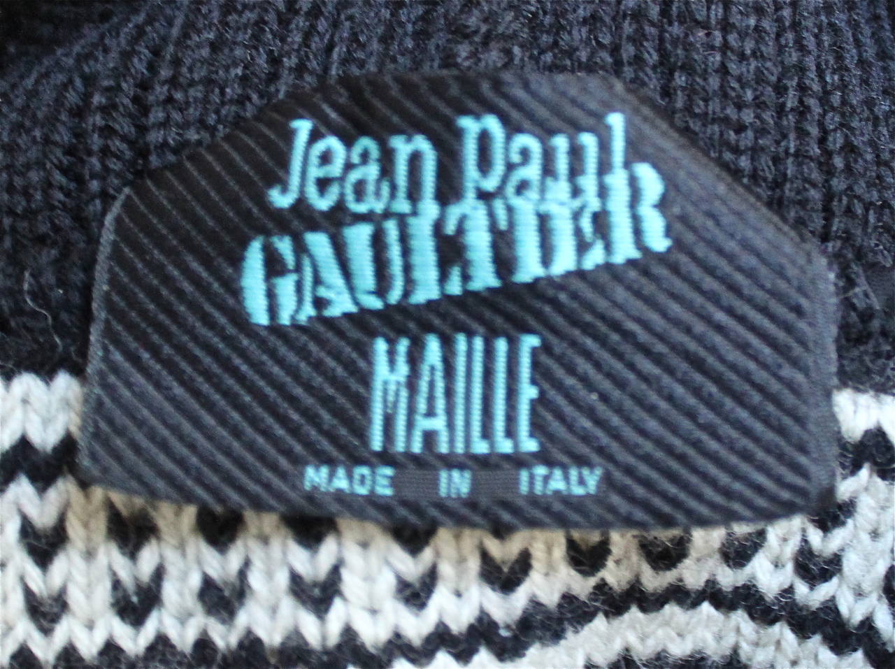 1994 JEAN PAUL GAULTIER 'le grande voyage' runway sweater. In Good Condition In San Fransisco, CA