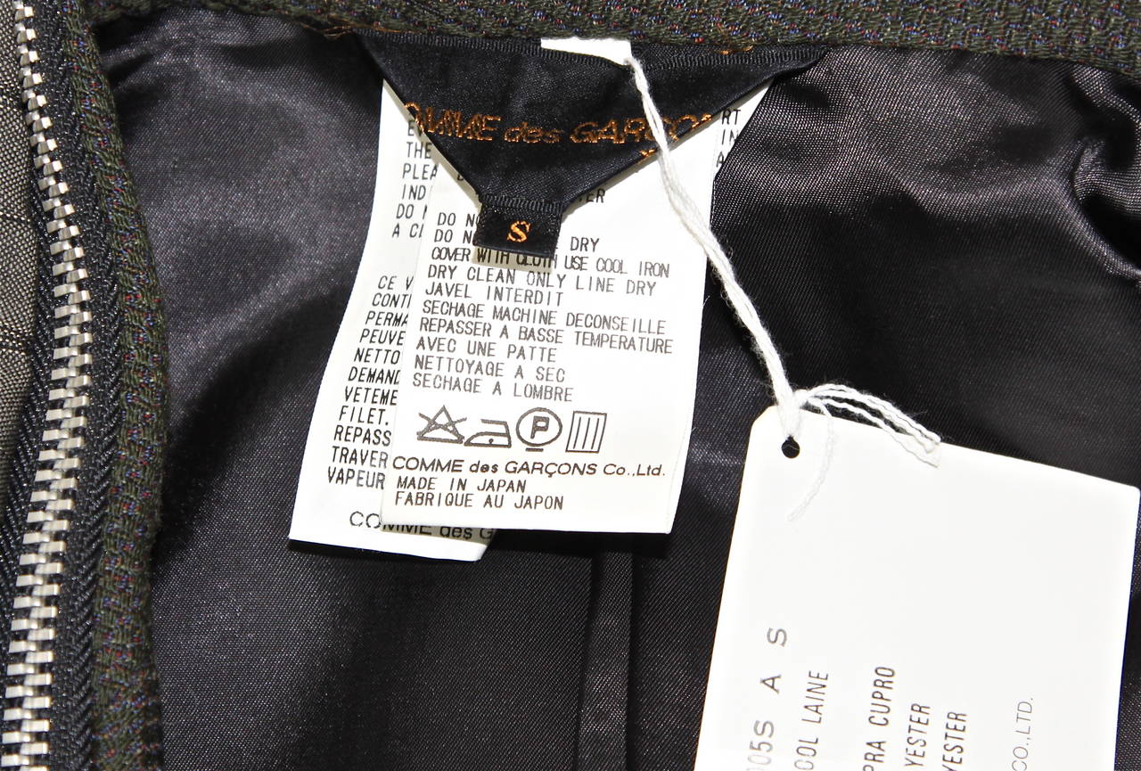 COMME DES GARCONS double layer men's style blazer - unworn For Sale at ...