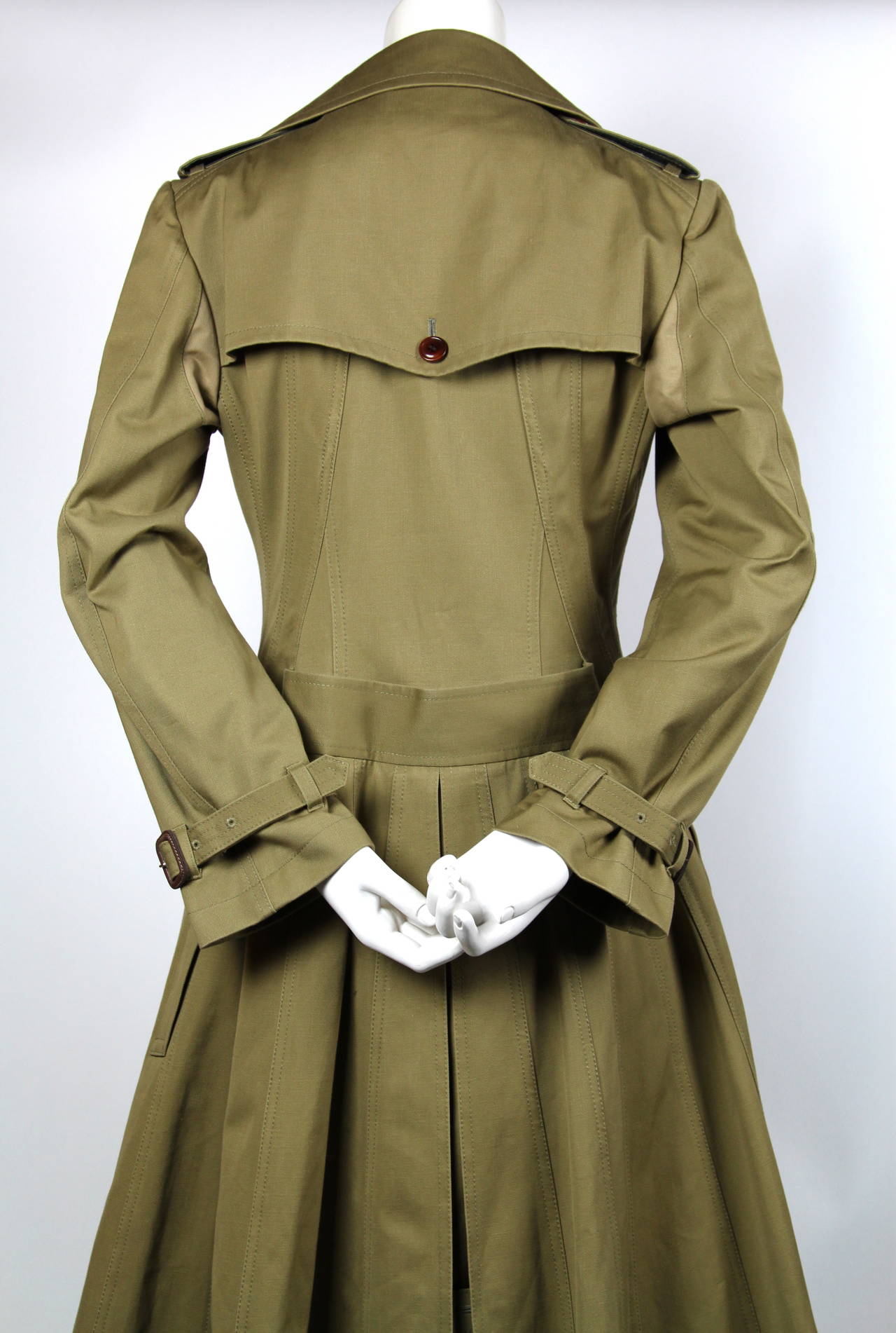 JUNYA WATANABE Victorian heavily seamed full trench coat - 2010 1