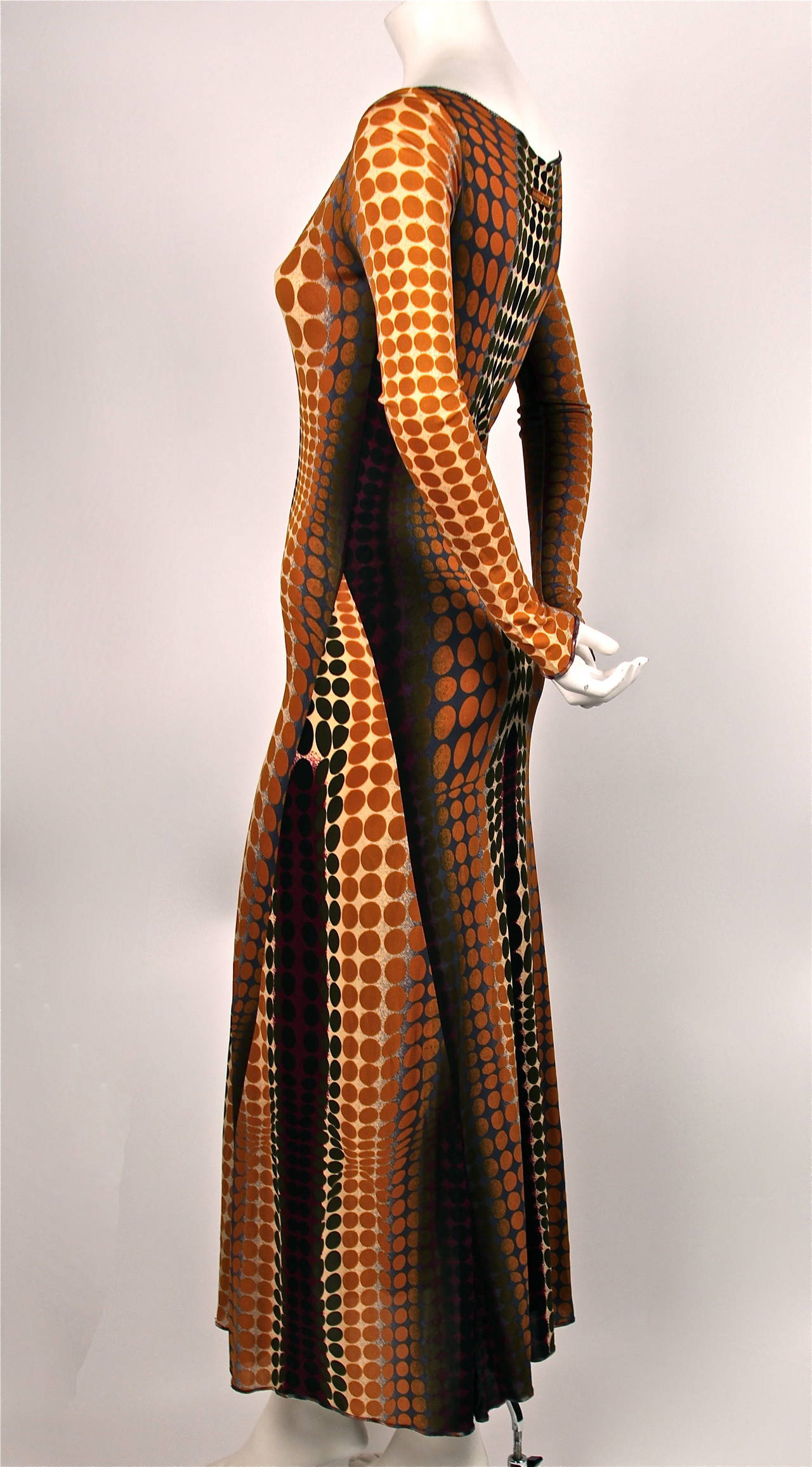 jean paul gaultier dot dress