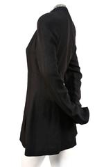KARL LAGERFELD jacket with peplum hem and beaded collar