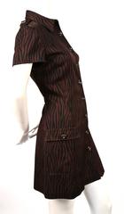 early 1990's GIANNI VERSACE COUTURE tiger striped dress