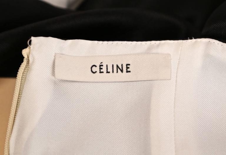 Spring 2017 Celine by Phoebe Philo Runway Basket Weave Print Open Cut Out Jersey Dress