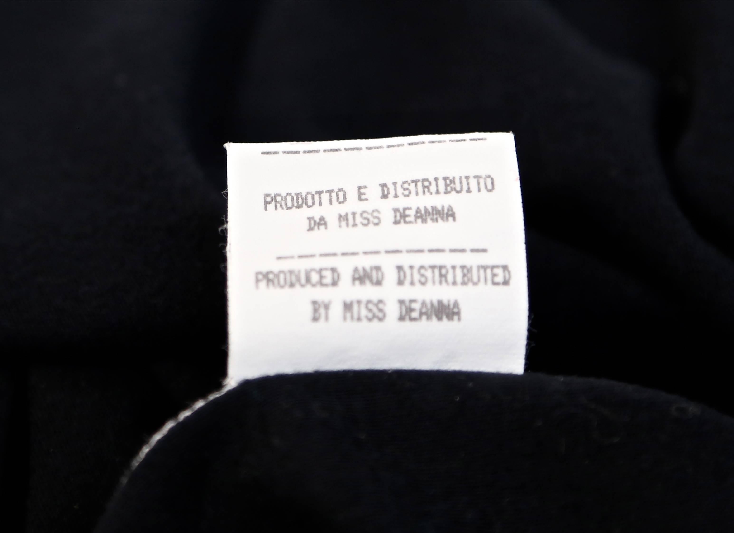 1990's MARTIN MARGIELA black maxi-length t-shirt dress 1