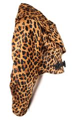 very rare AZZEDINE ALAIA leopard calf fur jacket - 1991