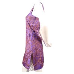1990's VALENTINO hand embroidered silk dress with tulle