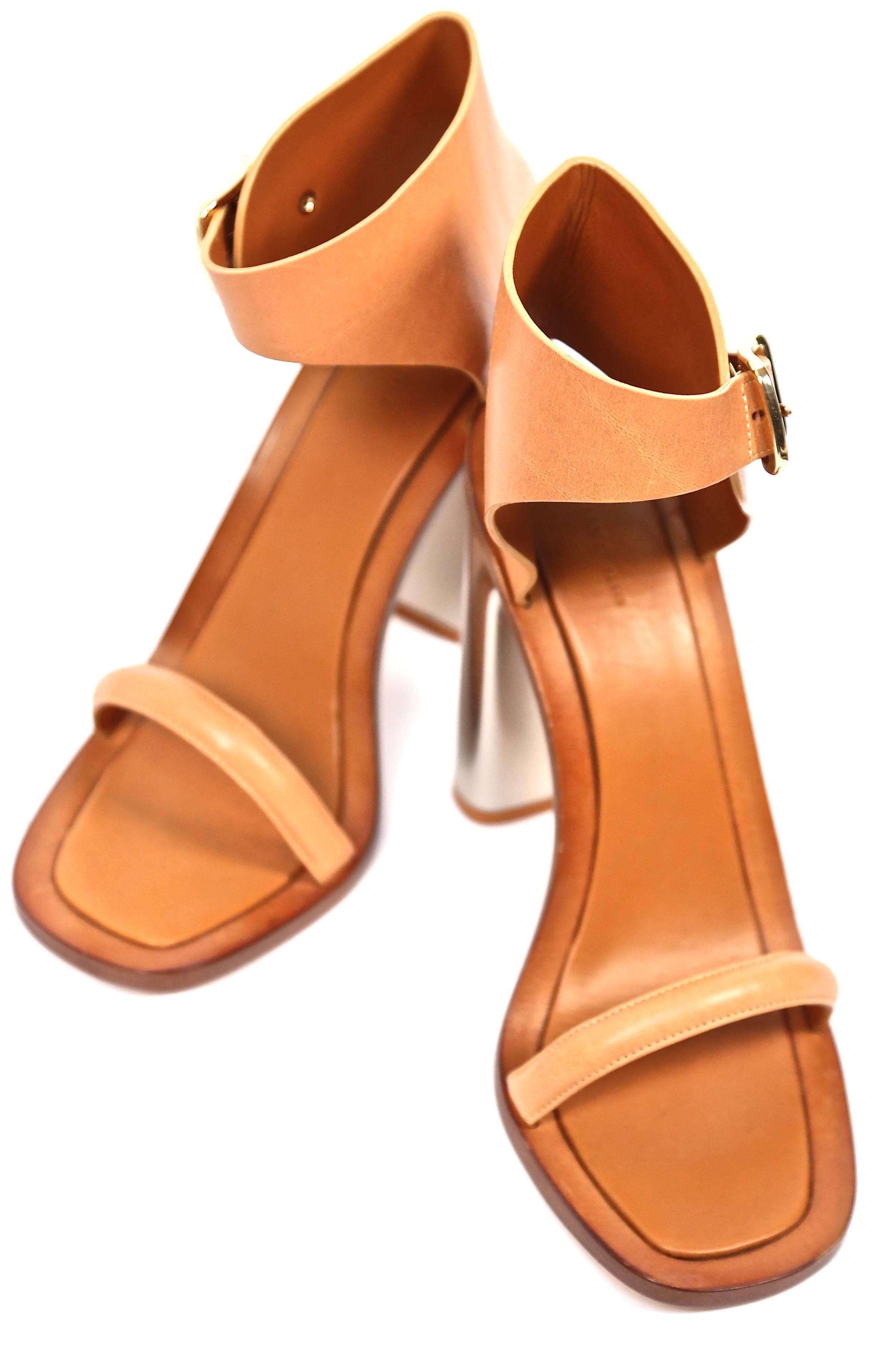 celine sandals brown
