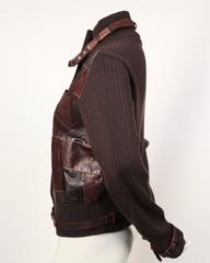 1998 ALEXANDER MQUEEN patchwork leather jacket