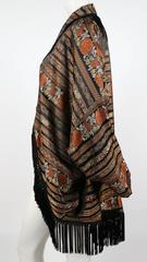 ROMEO GIGLI for CALLAGHAN draped jacket with fringe