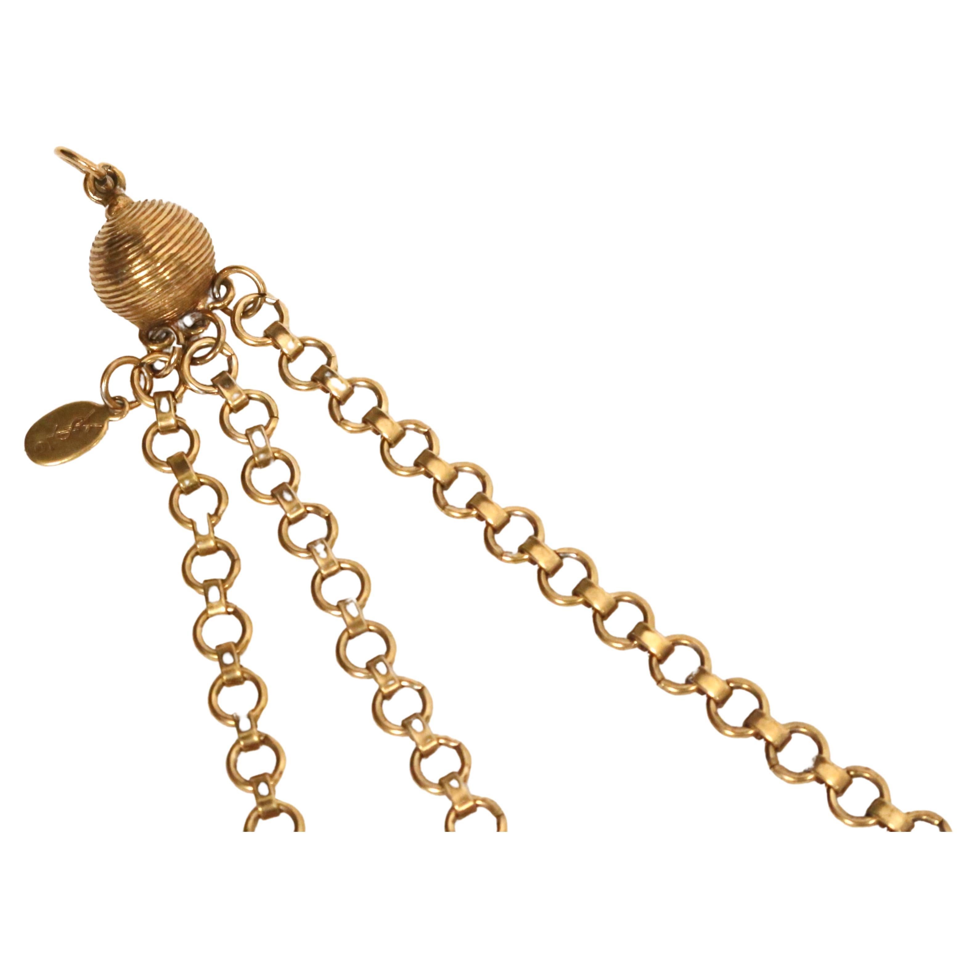 1977 YVES SAINT LAURENT ancient Byzantine style coin layered necklace For Sale 9