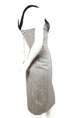 new Gianni Versace Couture asymmetrical bustier dress, 1998