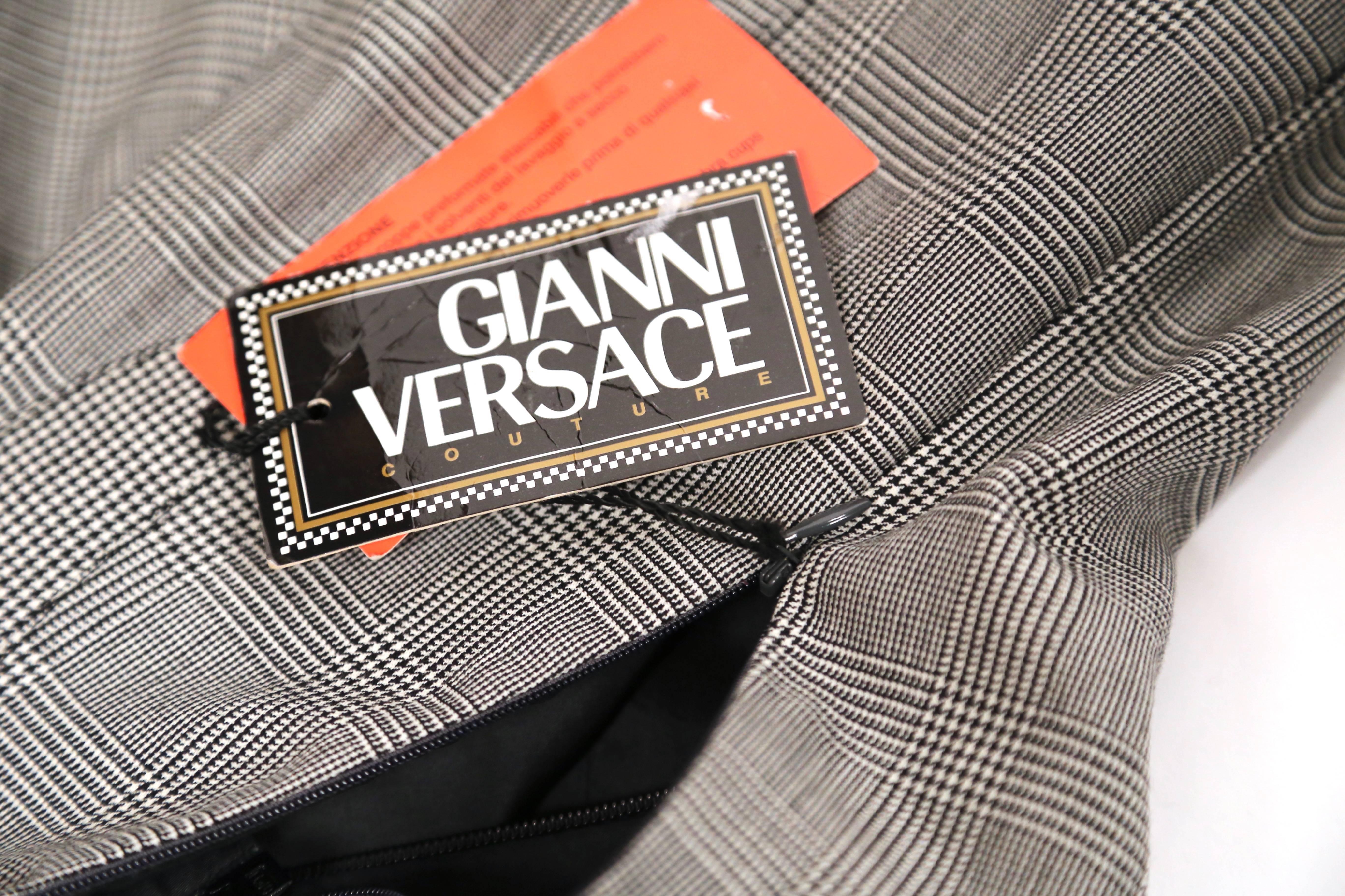 new Gianni Versace Couture asymmetrical bustier dress, 1998  1