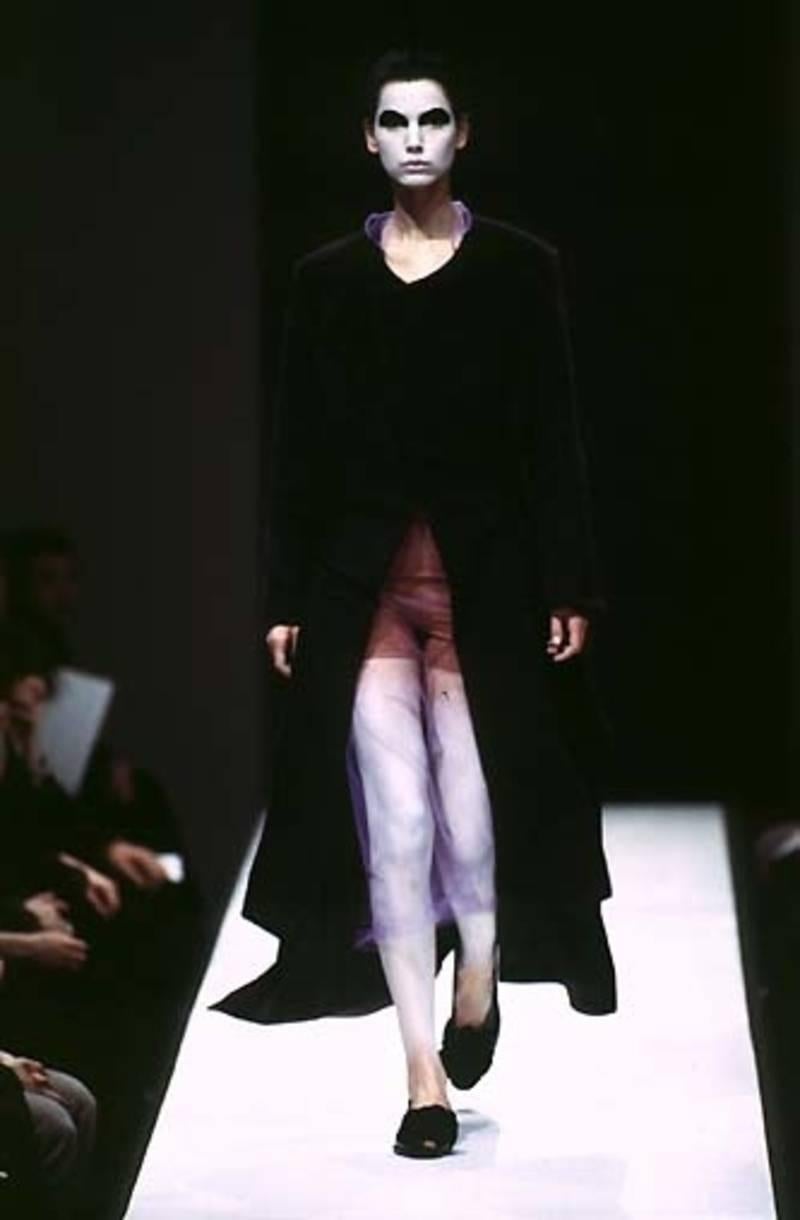 1997 COMME DES GARCONS aplaca wool runway coat 2