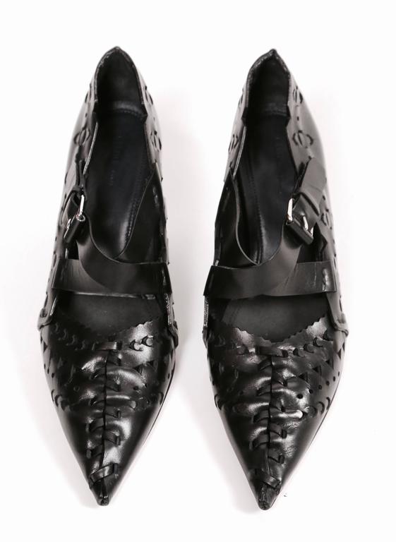 2016 CELINE by PHOEBE PHILO black woven leather �Folk